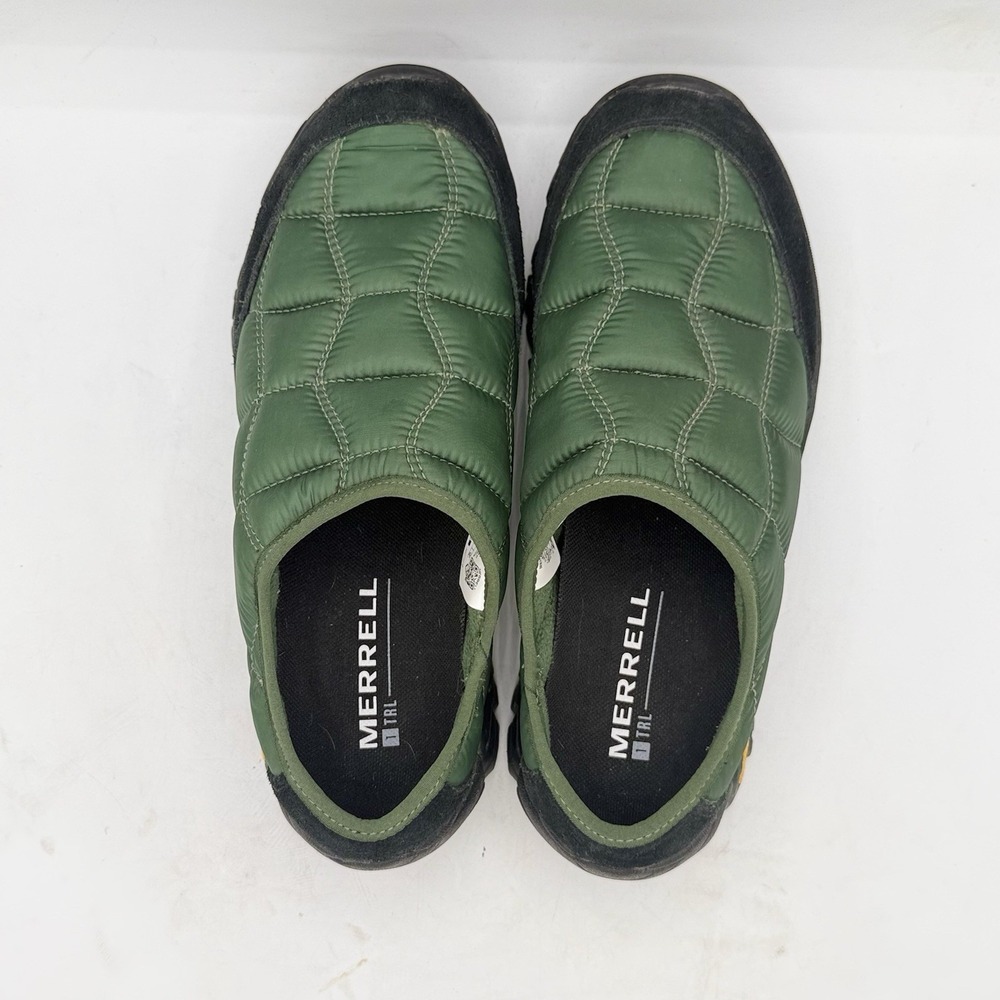 Merrell Moab 2 Quilted Slide 1TRL Viridian Green Men's 8 Hiking Mule Vibram EUC - Picture 5 of 8